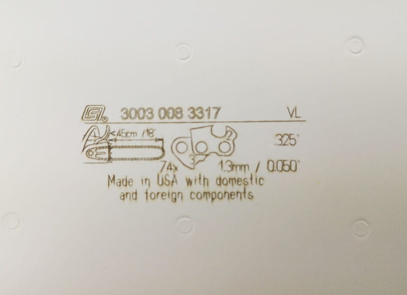 Oznaczenie prowadnicy STIHL Light04 .32" 45cm